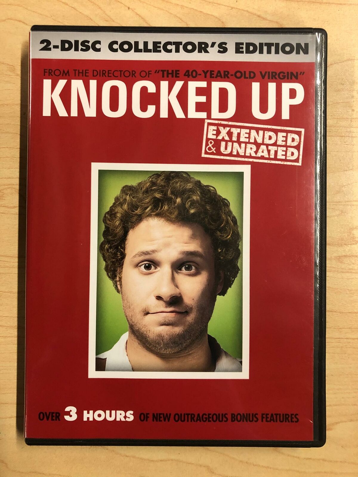 Knocked Up (DVD, 2007, Extended, Unrated, Collectors Edition) - K7