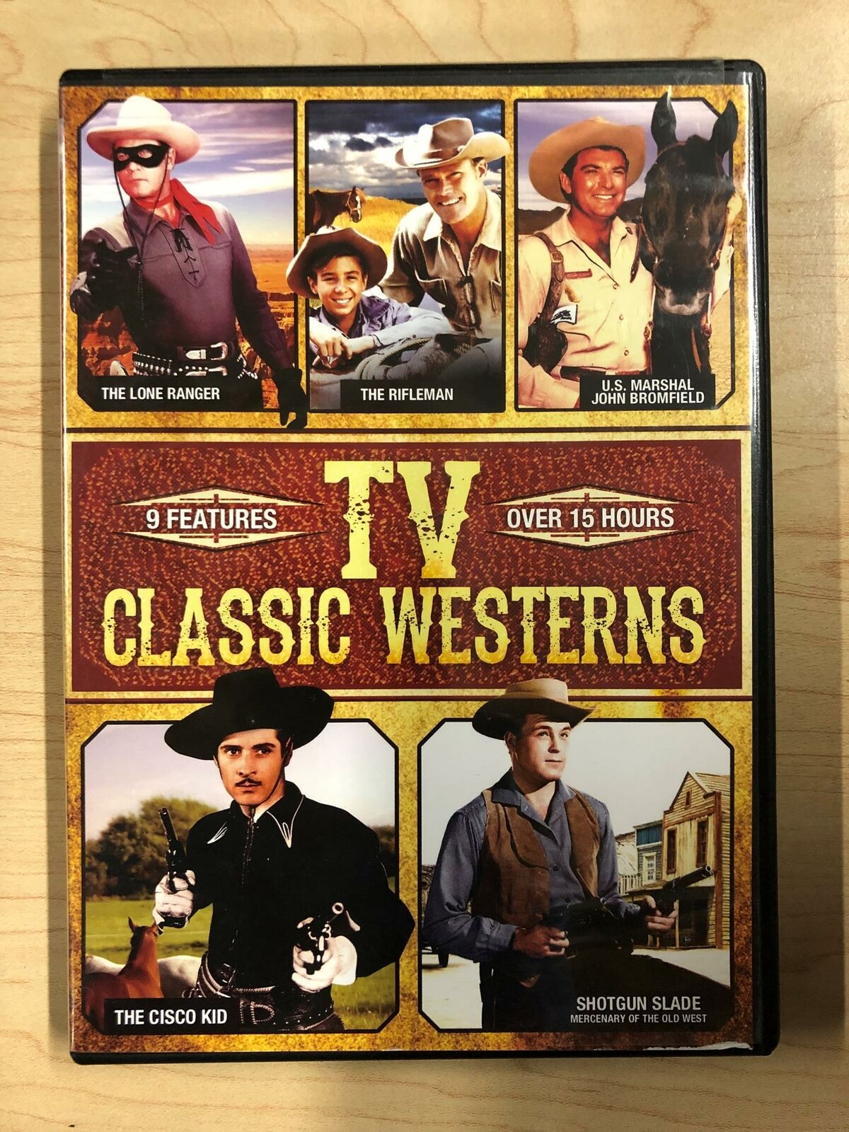 TV Classic Westerns - Lone Ranger, Cisco Kid, Bat M... (DVD, 9 features) - K9