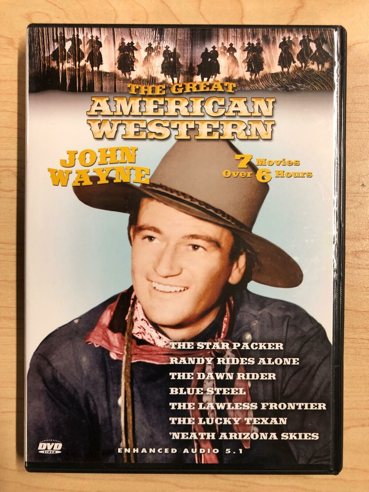 John Wayne - The Star Packer, Blue Steel, Randy Rides Al.. (DVD, 7-film) - K10