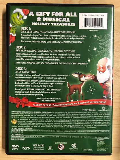 The Year Without a Santa Claus, Jack Frost, How the Grinch Sto... (DVD) - L01