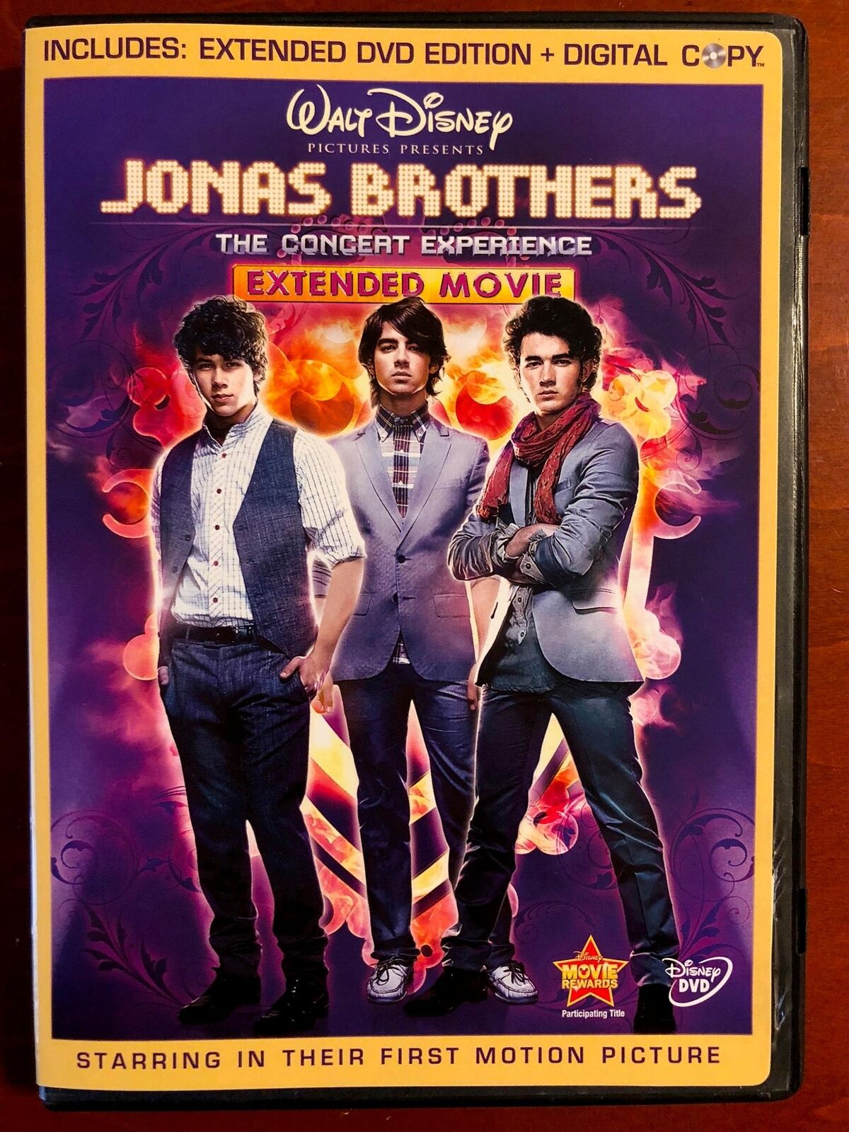 Jonas Brothers - The Concert Experience (DVD, 2009, Disney) - K7