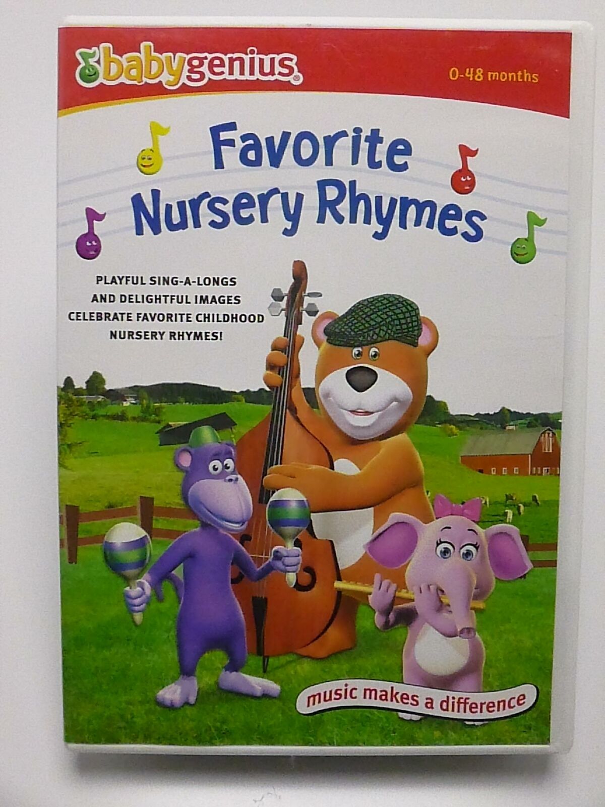 Baby Genius - Favorite Nursery Rhymes (DVD, 2006) - K9