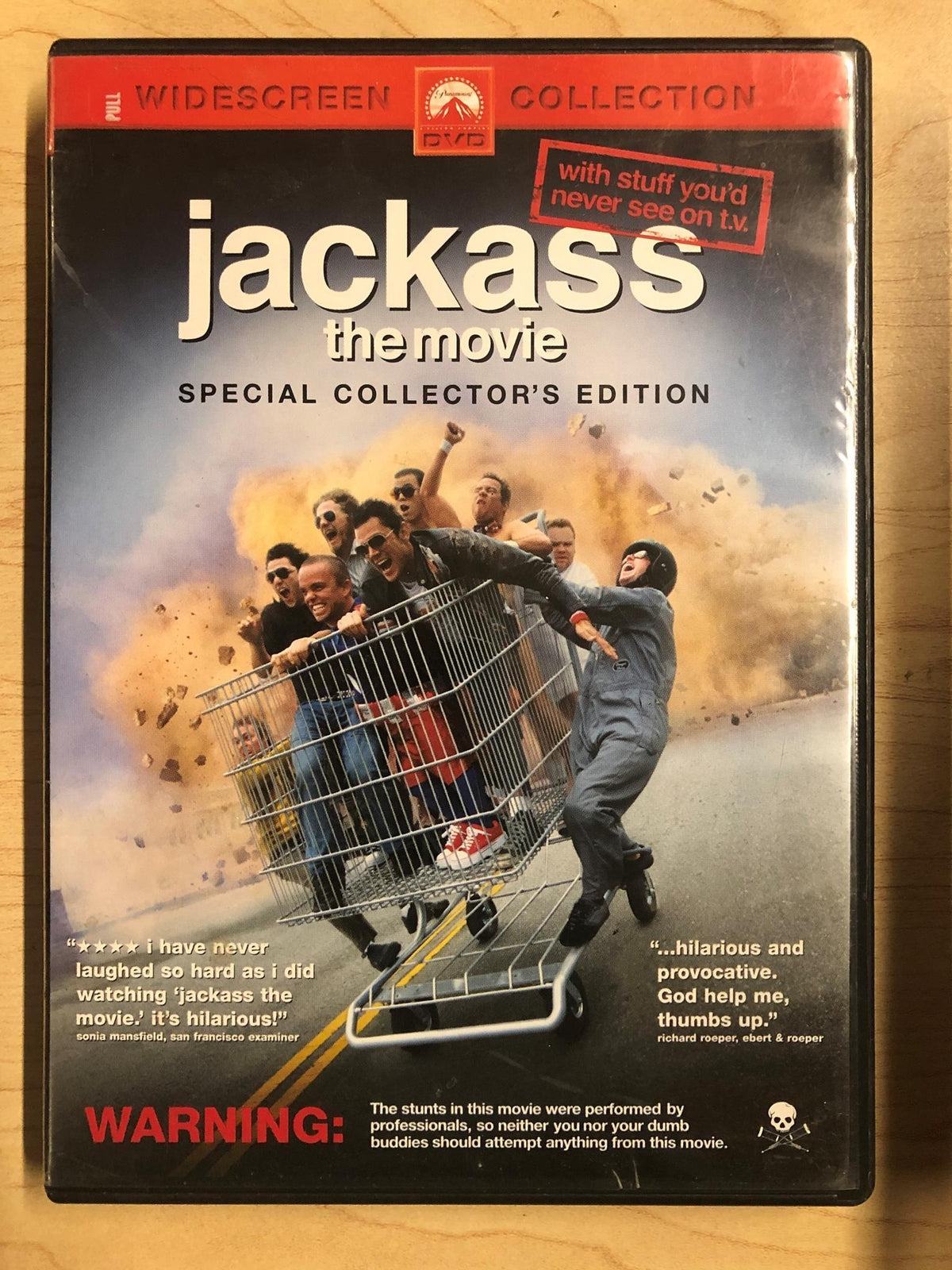 Jackass The Movie (DVD, 2002, Widescreen) - K9