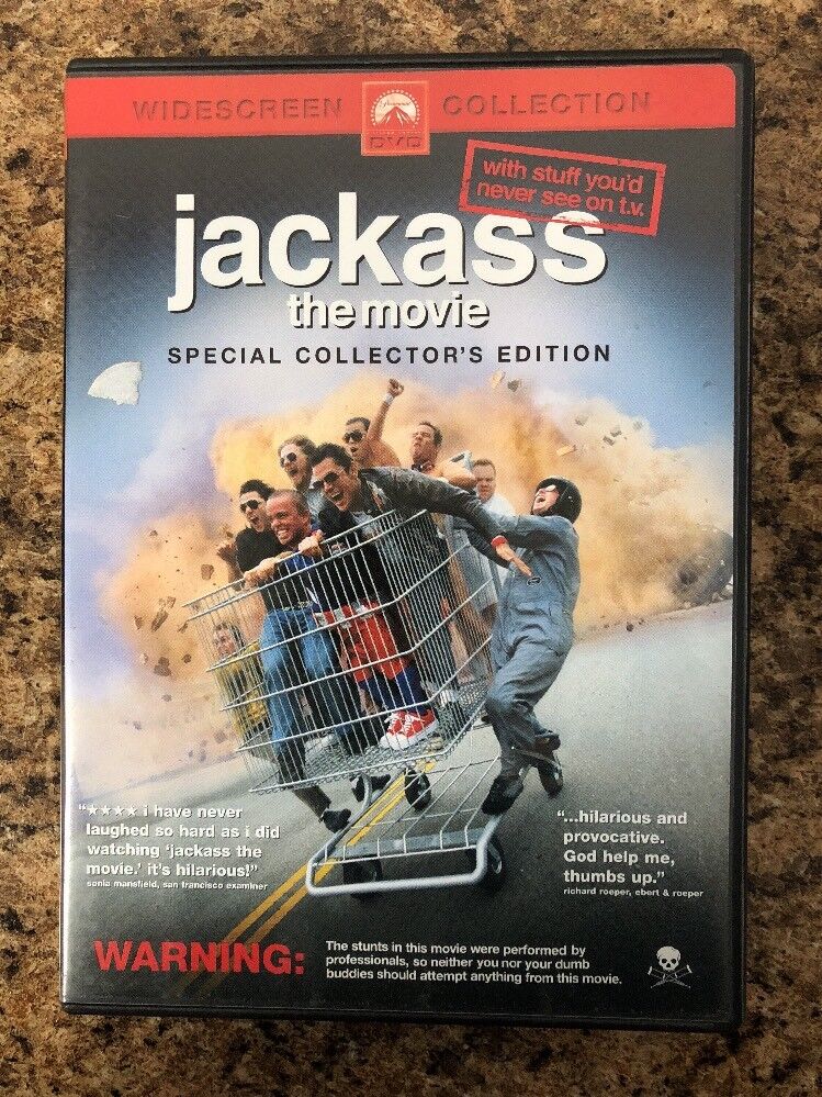 Jackass The Movie (DVD, 2003, Widescreen, Special collectors edition) - L04