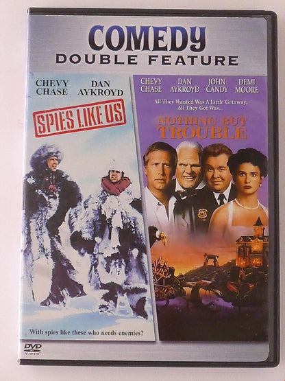 Spies Like Us - Nothing but Trouble (DVD, Double Feature) - K9
