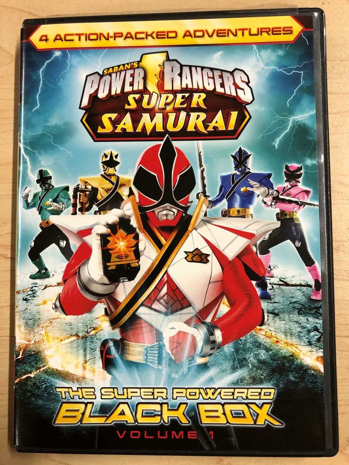 Power Rangers Super Samaurai - The Super Powered Black Box (DVD, 4 ep) - L02