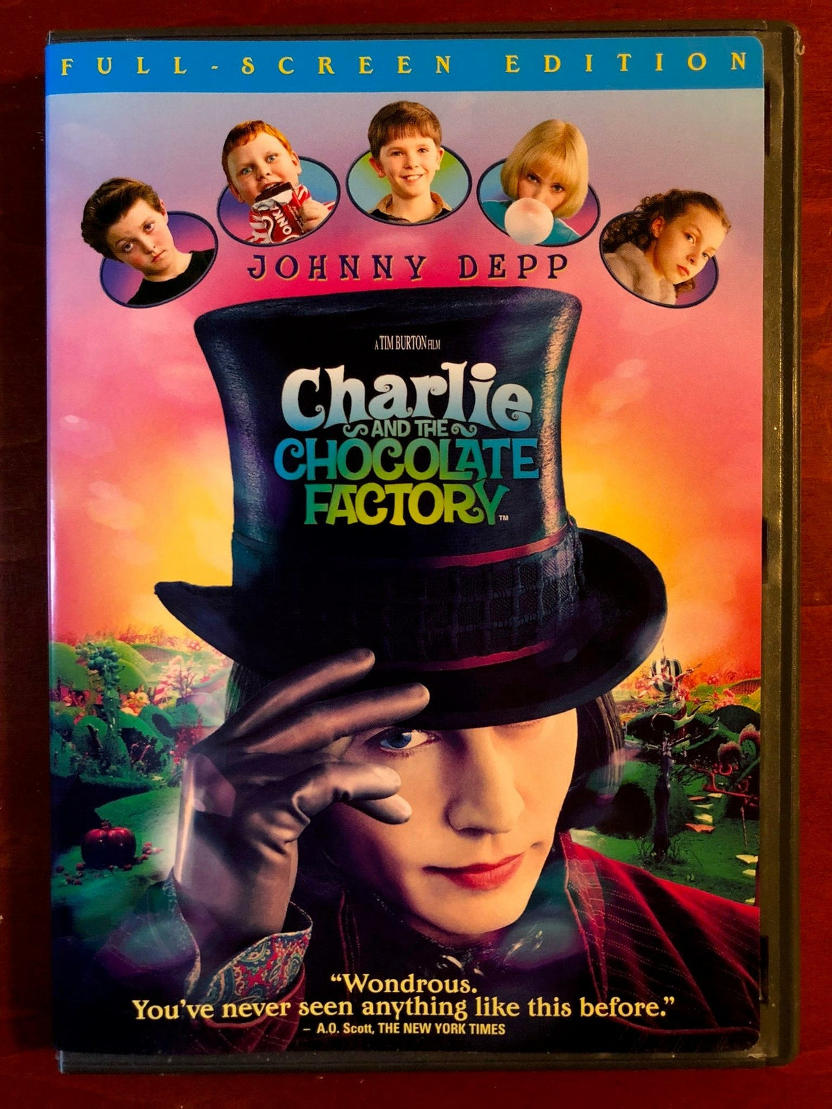 Charlie and the Chocolate Factory (DVD, 2005, Full Frame) - L03