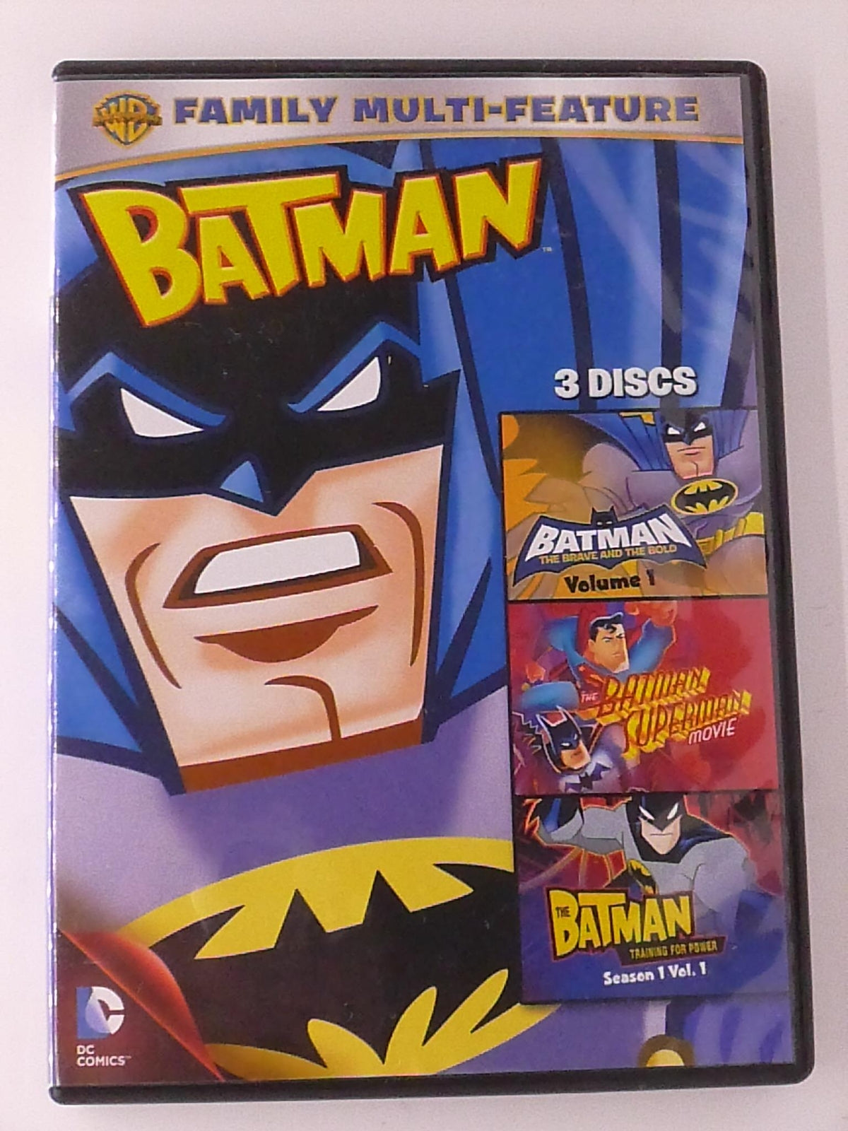 Batman - The Brave and the bold V1, Batman Superman Movie,.. (DVD, 3-disc) - K8