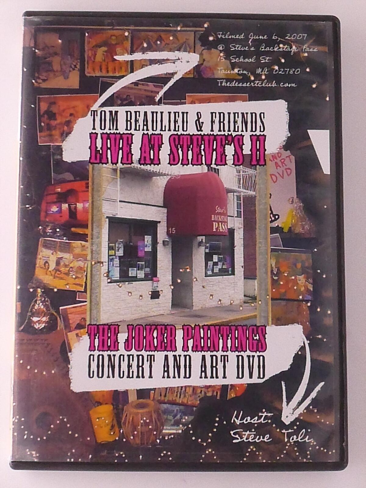 The Joker Paintings Concert and Art DVD - Tom Beaulieu and Friends (DVD) - K0428