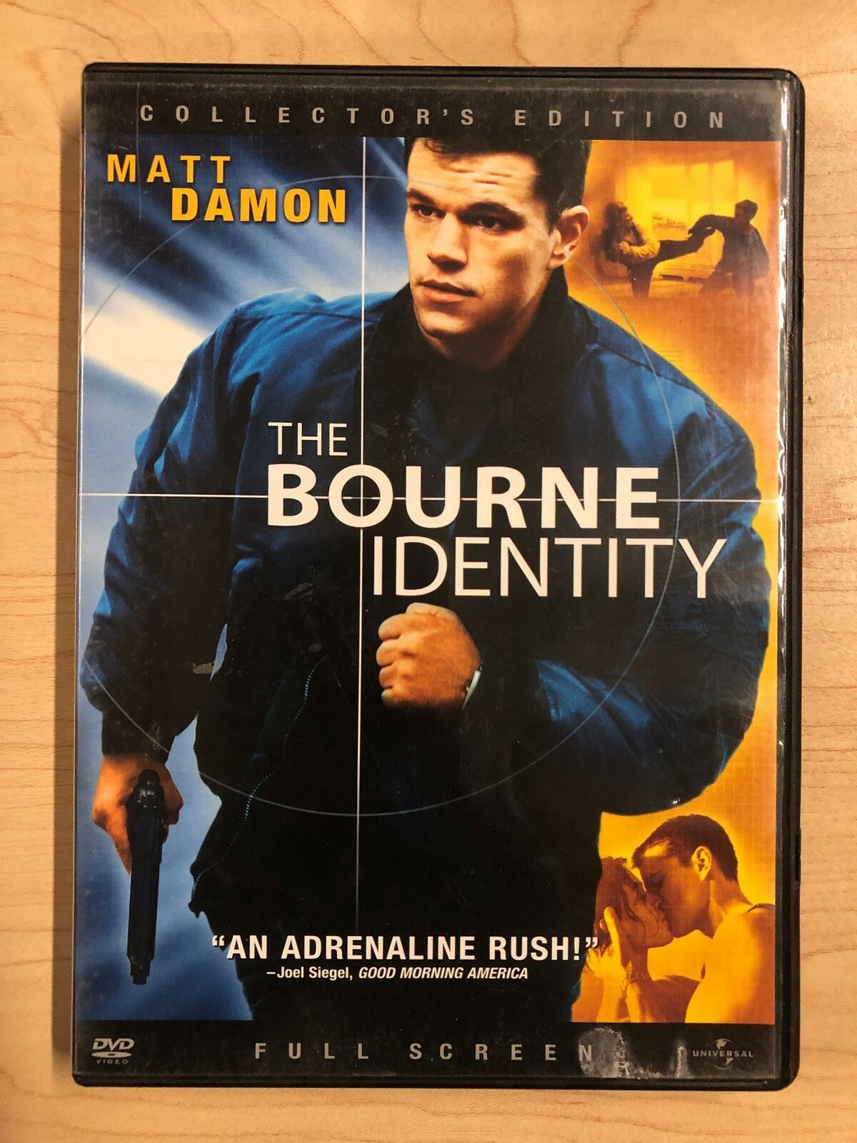 The Bourne Identity (DVD, 2002, Full Frame, Collectors Edition) - L03