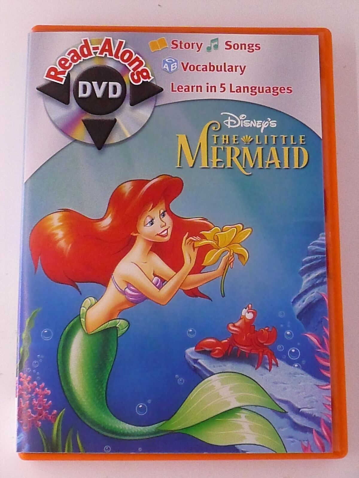 DVD Read-Along - The Little Mermaid (DVD, Disney) - J1231