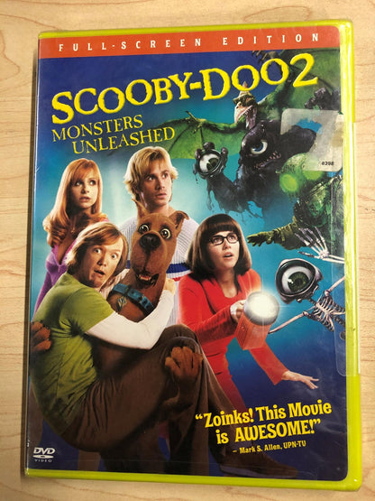 Scooby-Doo 2 Monsters Unleashed (DVD, Full Screen, 2004) - NEW25