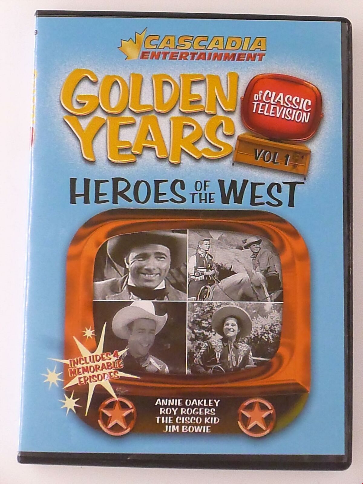 Golden Years of Classic Television Heroes of the West - Vol 1 (DVD) - L04
