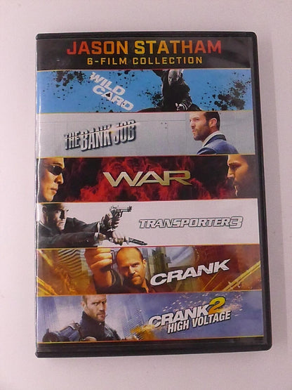 Wild Card, The Bank Job, War, Transporter 3, Crank, Crank 2 (DVD, 6-film) - K7