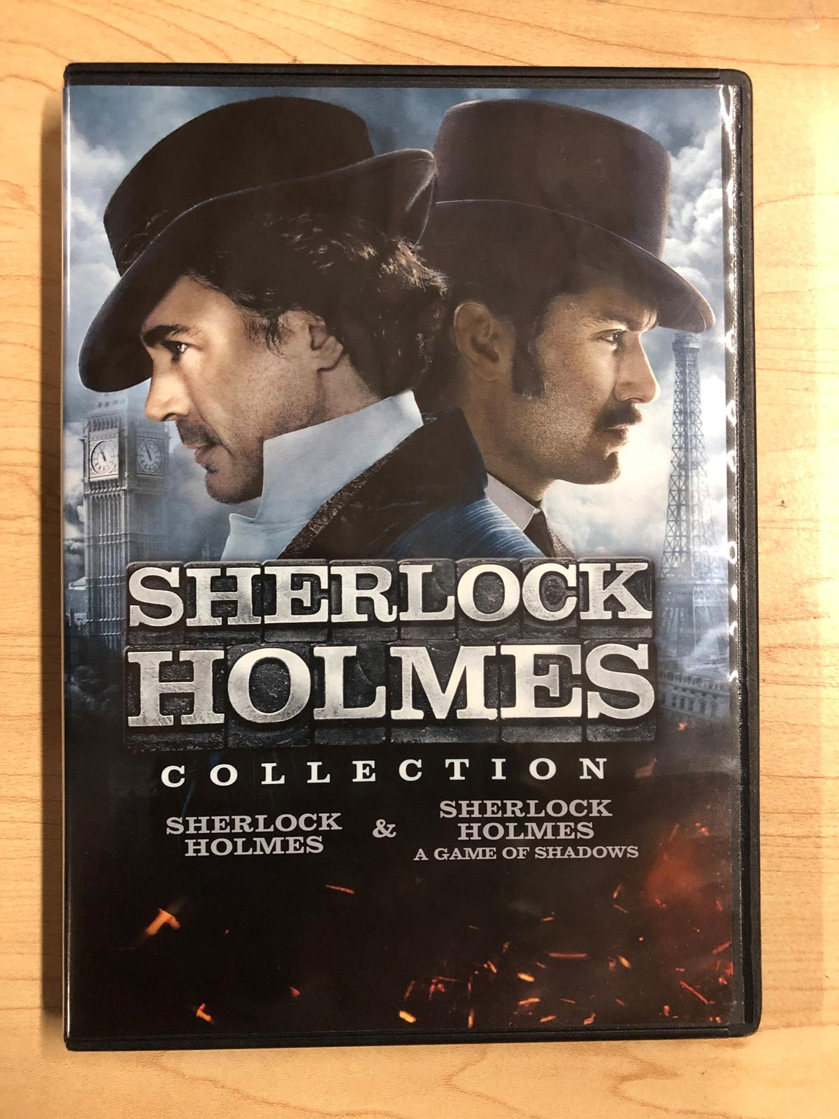 Sherlock Holmes and Sherlock Holmes A Game of Shadows (DVD, 2-film) - K8