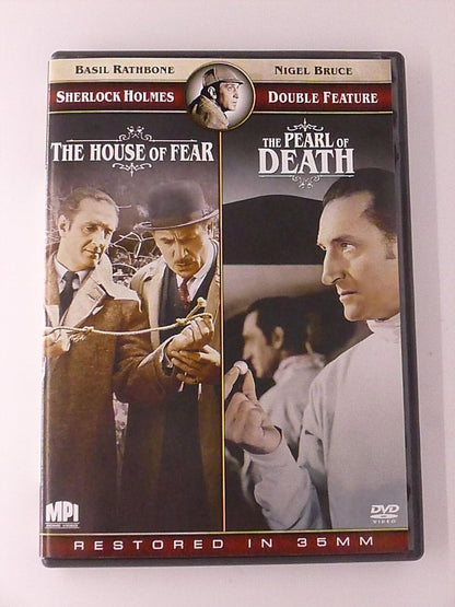 Sherlock Holmes - The House of Fear, The Pearl of Death (DVD, 2-film) - K7