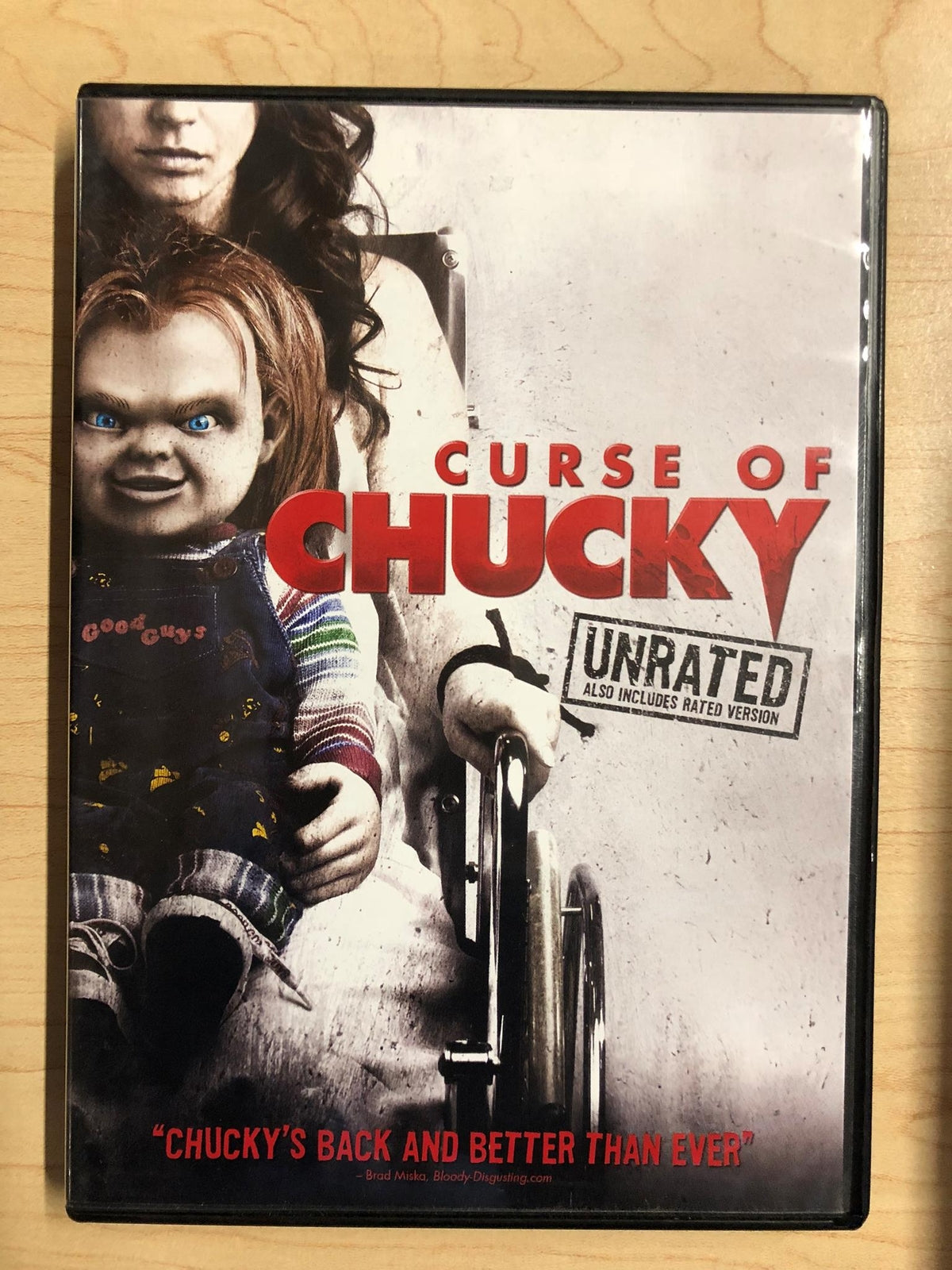 Curse of Chucky (DVD, unrated, 2013) - K8