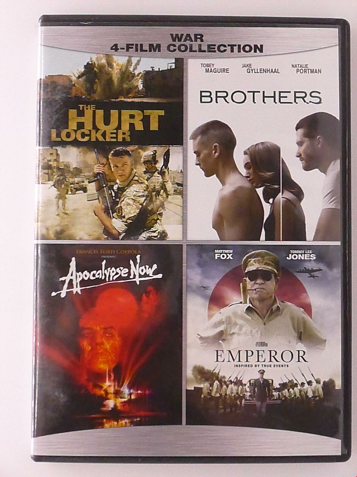 The Hurt Locker, Brothers, Apocalypse Now, Emperor (DVD, 4-film) - L02