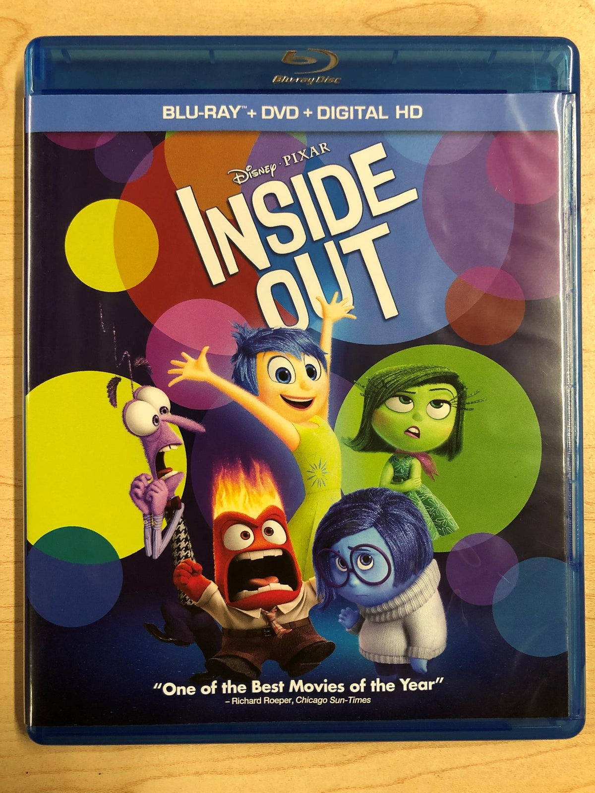 Inside Out (Blu-ray, DVD, Disney Pixar, 2015) - K9