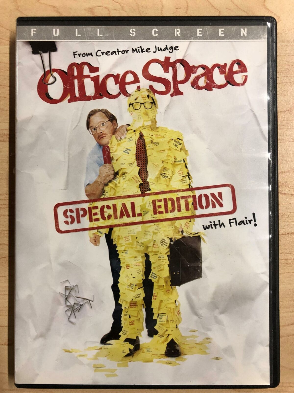 Office Space (DVD, 1999, Special Edition, Full Screen) - K9