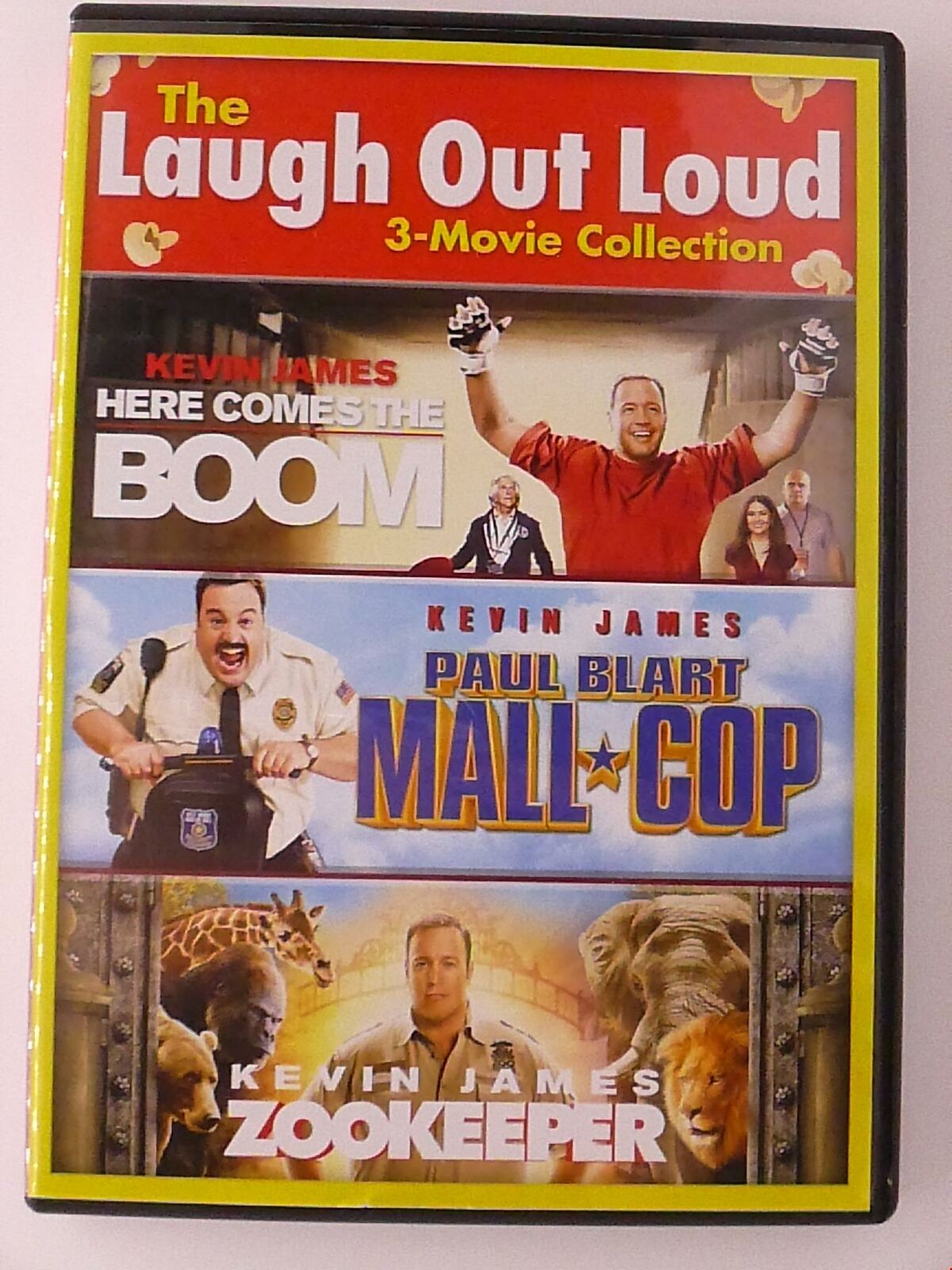 Here Comes the Boom, Paul Blart Mall Cop, Zookeeper (DVD, 3-film) - K0218