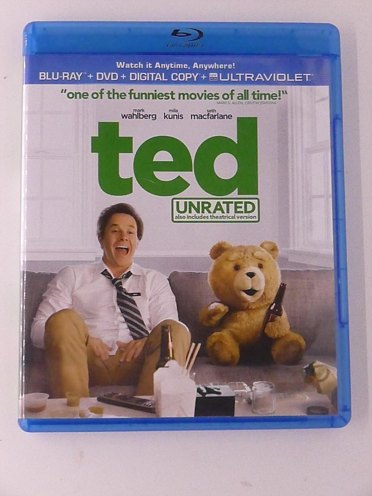 Ted (Blu-ray, DVD, unrated, 2012) - L06