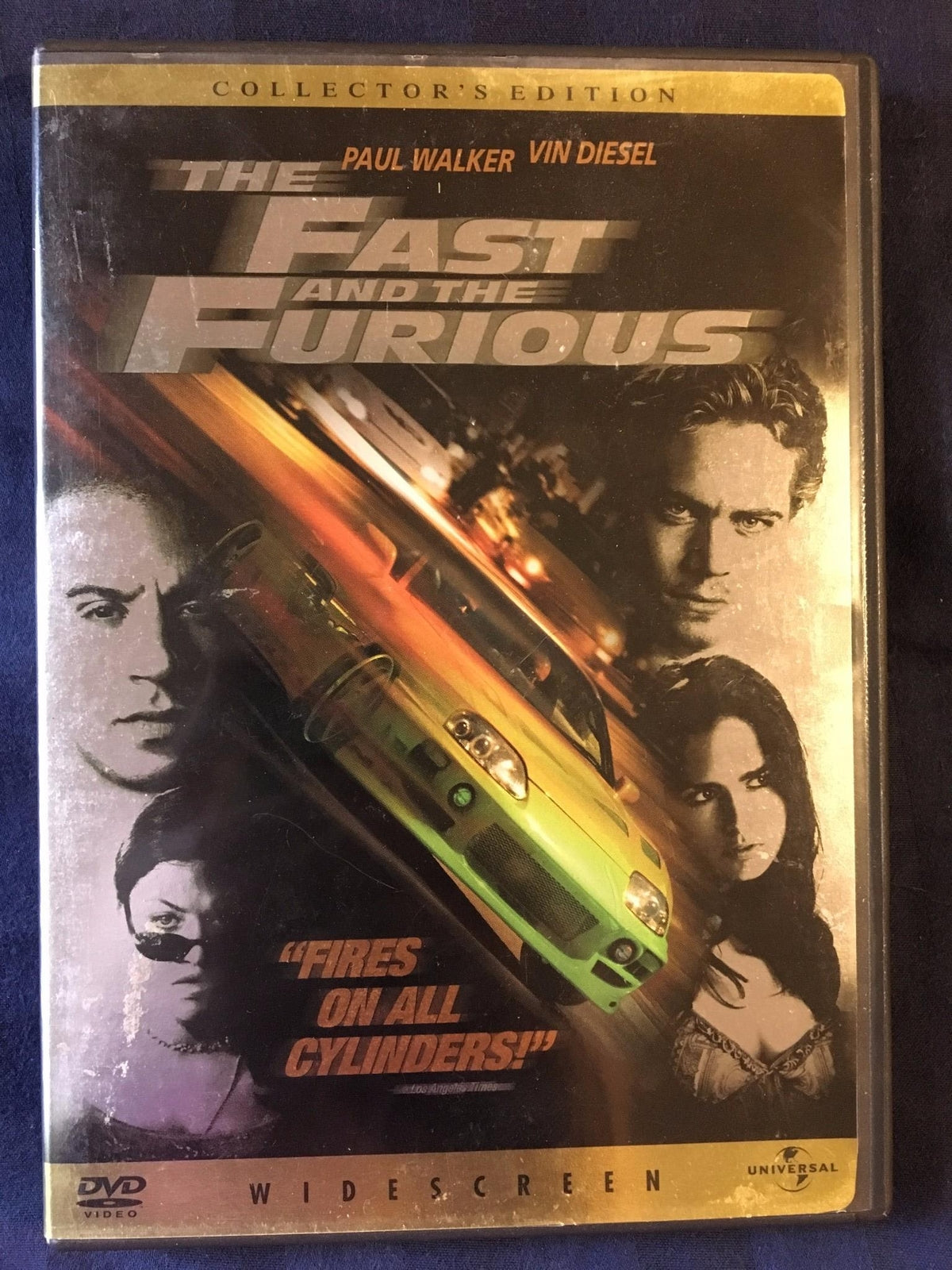 The Fast and the Furious (DVD, 2001, Widescreen, Collectors Edition) - L05
