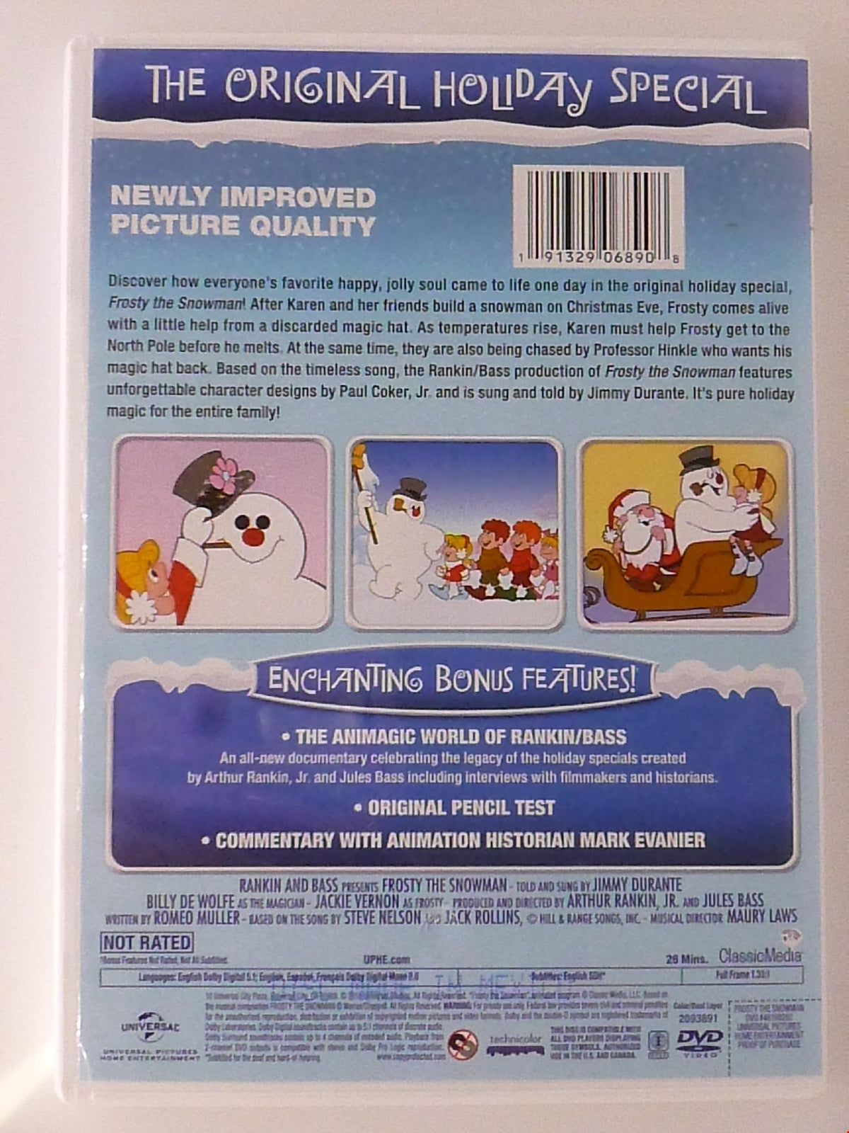 Frosty the Snowman (DVD, Deluxe Edition, Christmas, 1969) - L04