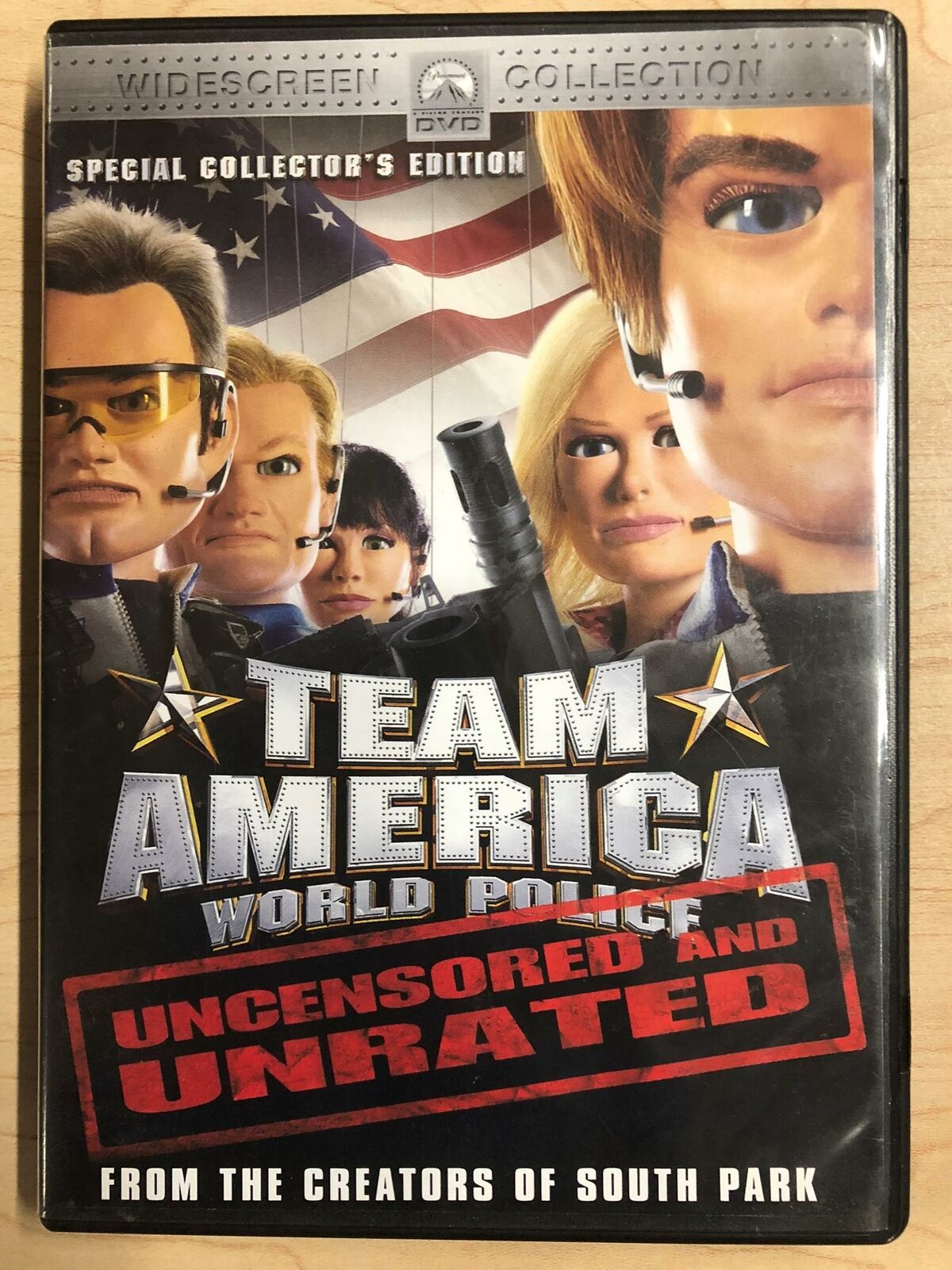 Team America World Police (DVD, uncensored, unrated, widescreen, 2004) - L03