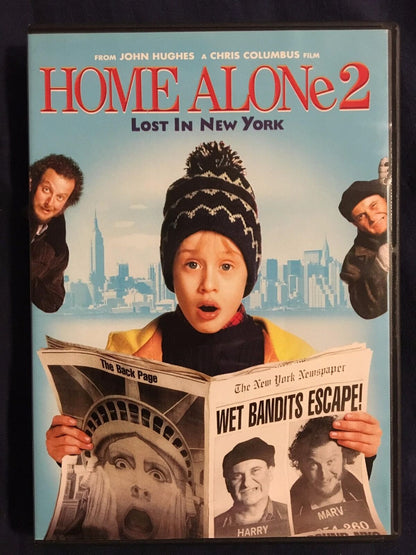 Home Alone 2 - Lost in New York (DVD, 1992, Christmas) - K6