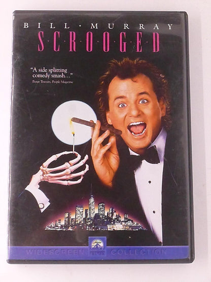 Scrooged (DVD, Widescreen, Christmas, 1988) - K6