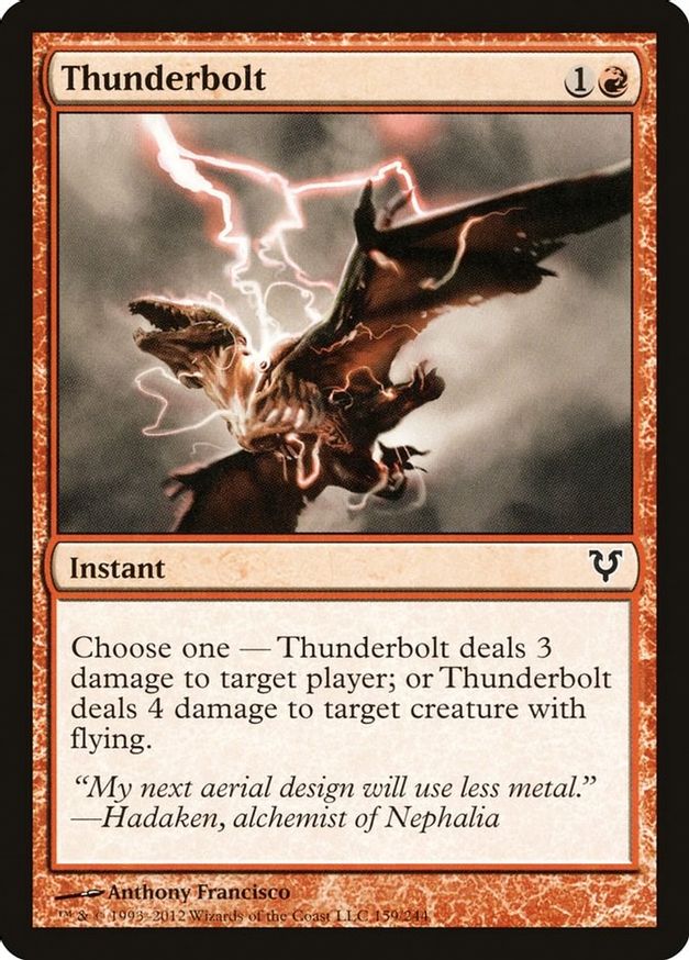 Thunderbolt | 159 | Avacyn Restored