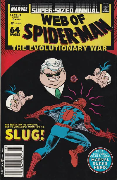 Web of Spider-Man Annual #4B - VG/FN - Stock Photo