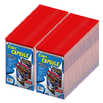 Red SILVER Age Size ComicCapsule