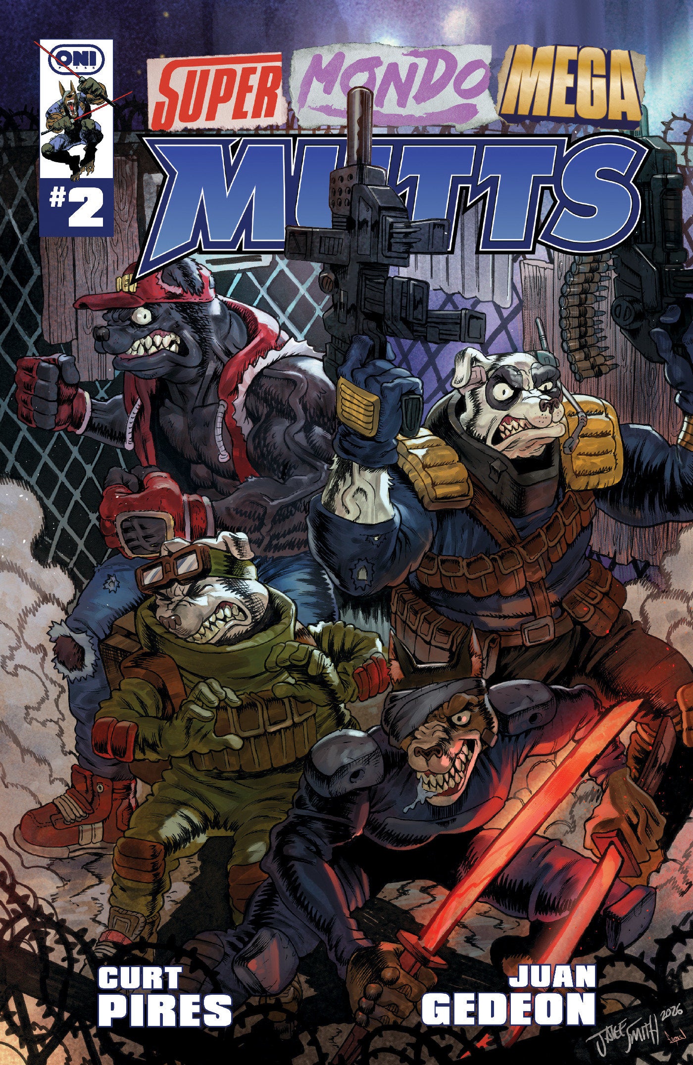 Super Mondo MEGA Mutts #2 Cover D - JAKE SMITH VAR