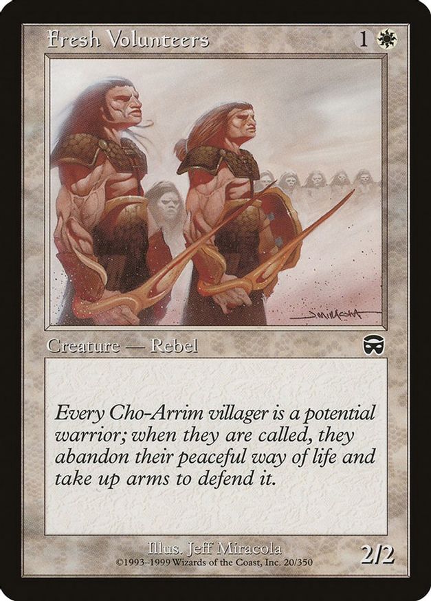Fresh Volunteers | 20 | Mercadian Masques