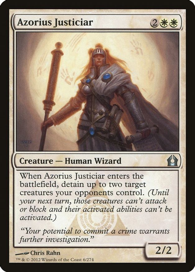 Azorius Justiciar | 6 | Return to Ravnica