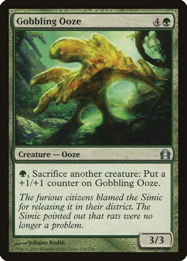 Gobbling Ooze | 126 | Return to Ravnica