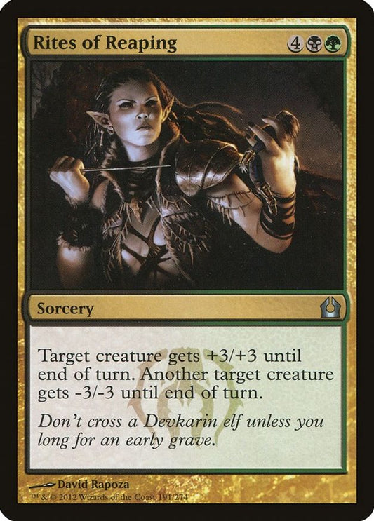 Rites of Reaping | 191 | Return to Ravnica