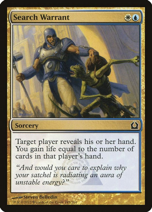 Search Warrant | 193 | Return to Ravnica