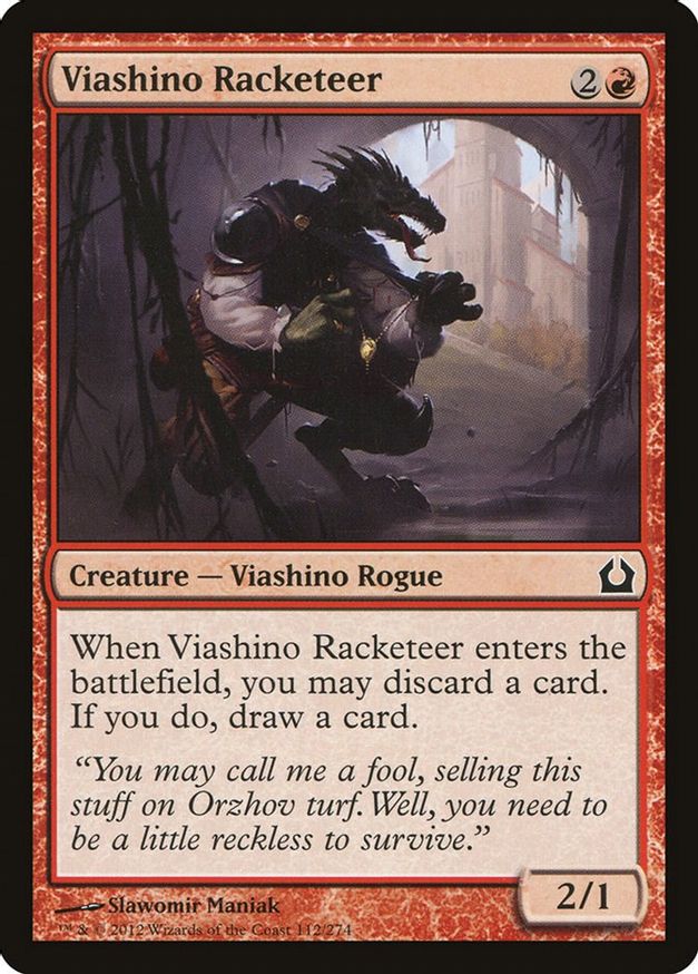 Viashino Racketeer | 112 | Return to Ravnica