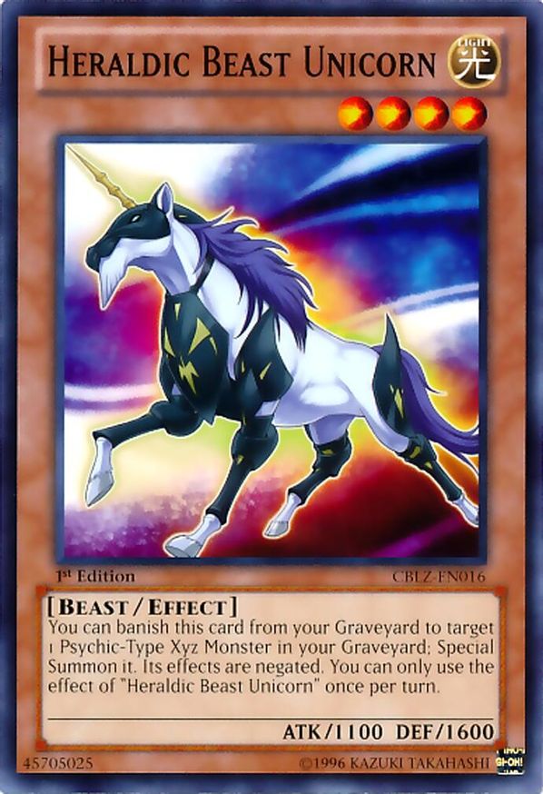 Heraldic Beast Unicorn | CBLZ-EN016