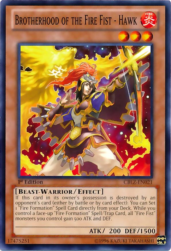 Brotherhood of the Fire Fist - Hawk | CBLZ-EN021