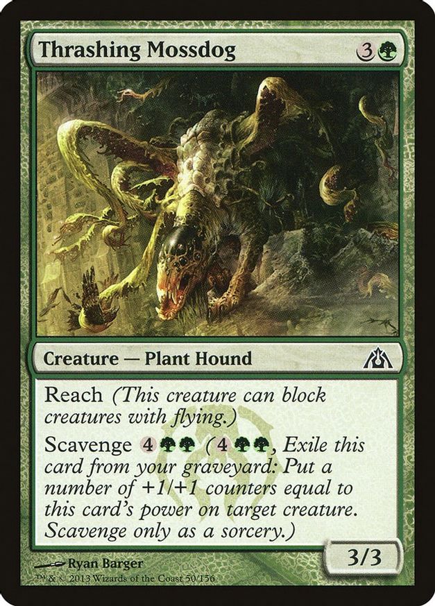 Thrashing Mossdog | 50 | Dragon's Maze