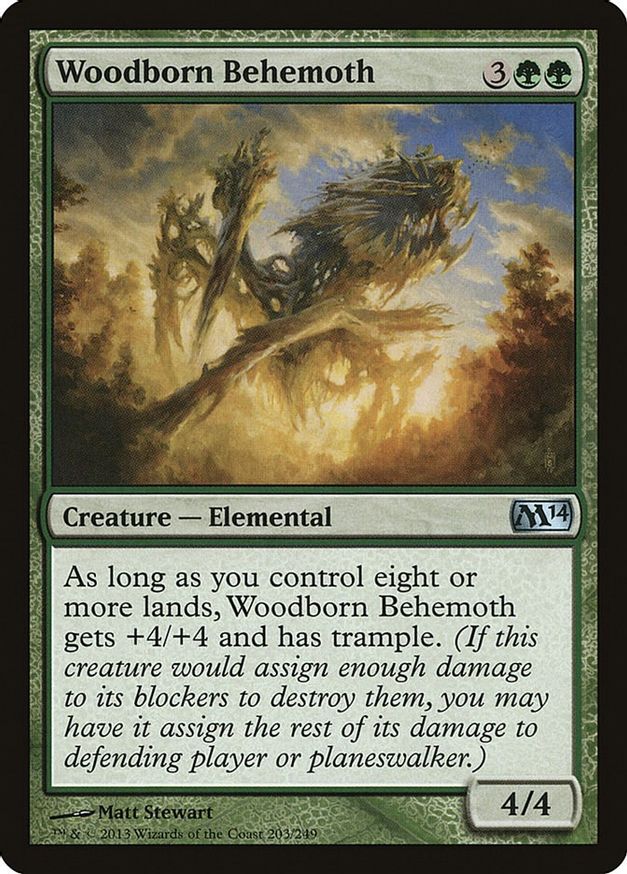Woodborn Behemoth | 203 | Magic 2014 (M14)