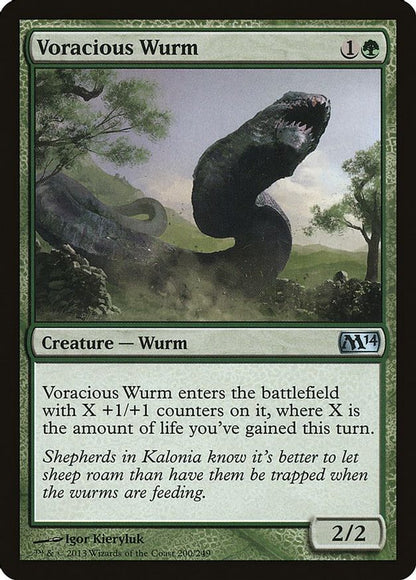 Voracious Wurm | 200 | Magic 2014 (M14)