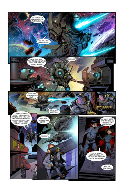 Pixi Runner #2 – Digital Download | Cassiapea Neptune Mermaid Mature Sci-Fi Comic