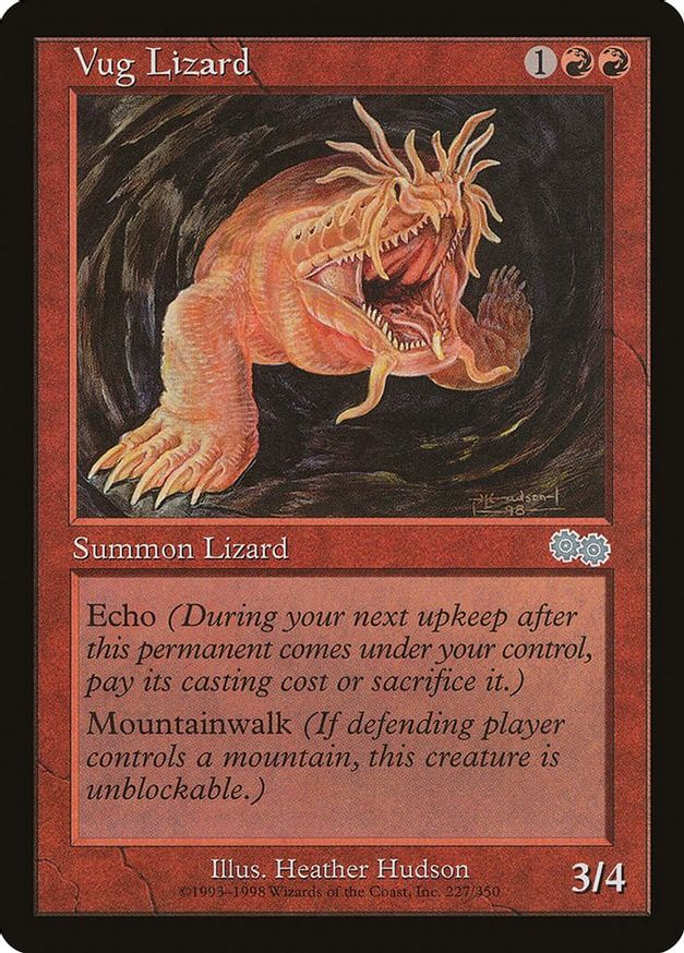 Vug Lizard | 227 | Urza's Saga
