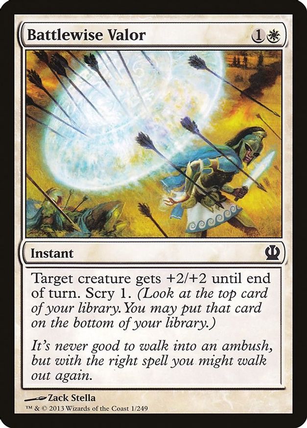 Battlewise Valor | 1 | Theros