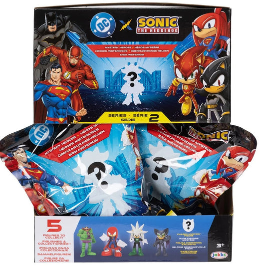 DC x Sonic the Hedgehog Wave 2 2 1/2-Inch Mini-Figure (1 Bag with 1 Mini-Figure)